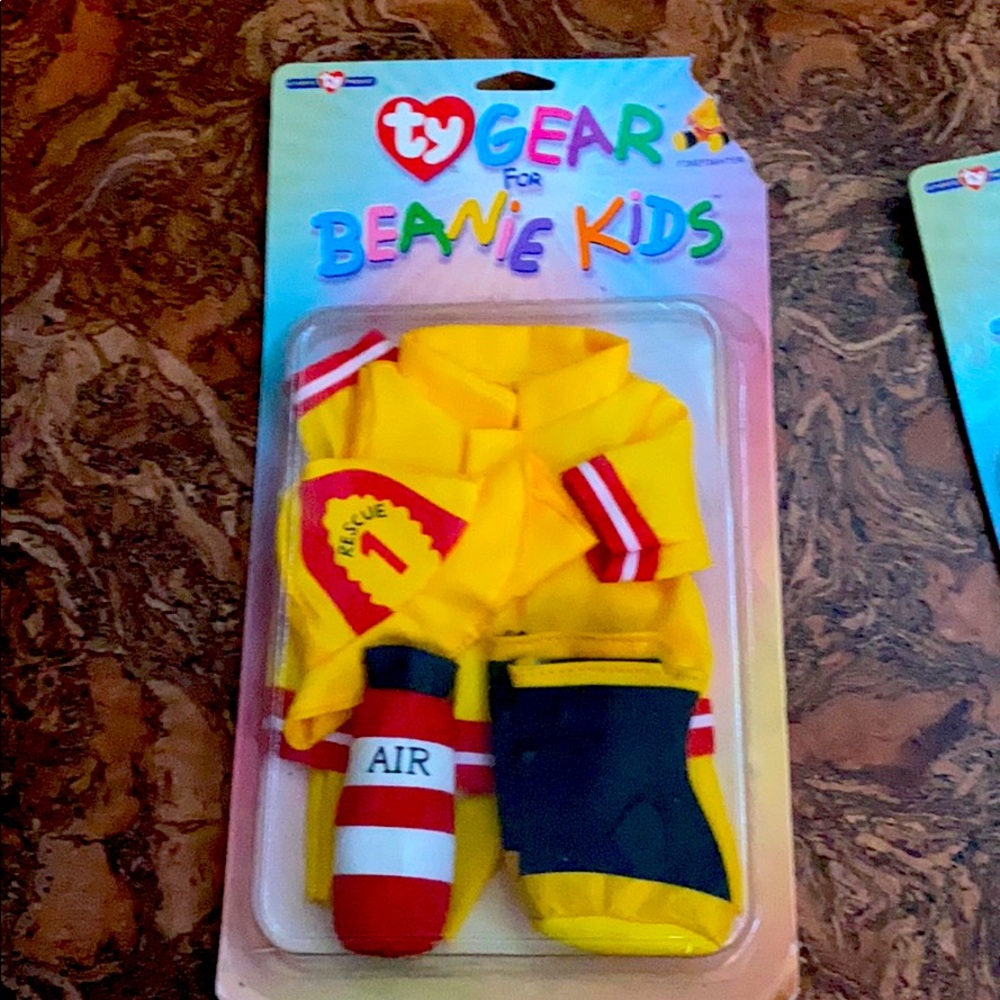 Beanie Baby Firefighter Outfit
